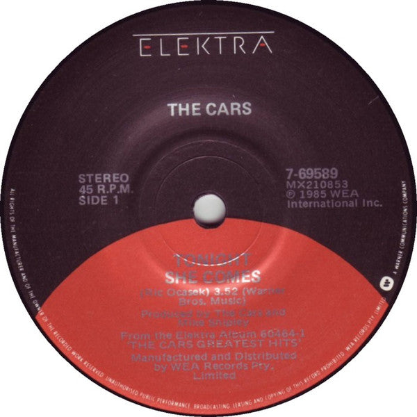 The Cars : Tonight She Comes (7&quot;, Single)