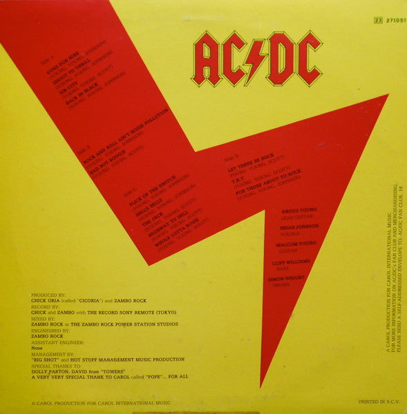 AC/DC : Angus Hanger (2xLP, Unofficial)