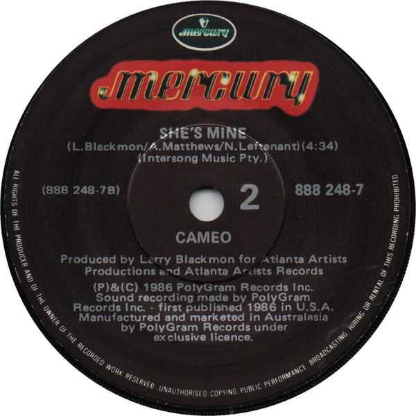 Cameo : Candy (7", Single)
