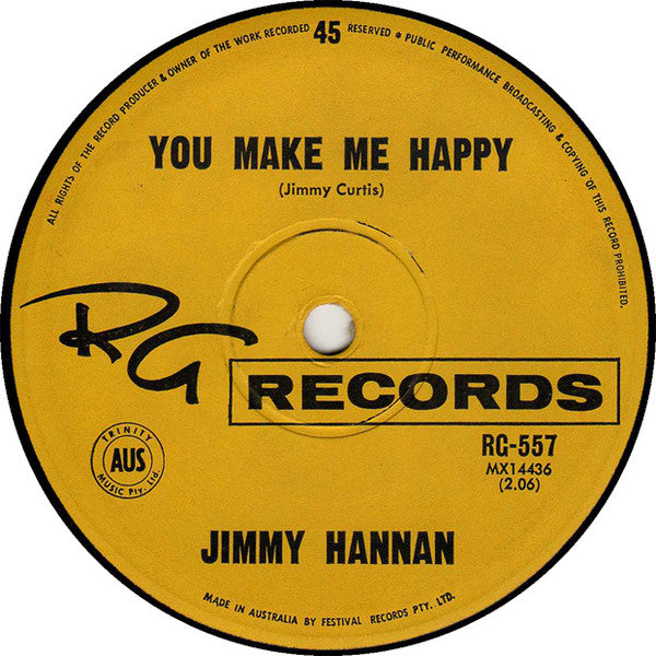 Jimmy Hannan : Hokey Pokey Stomp  (7", Single, Mono)
