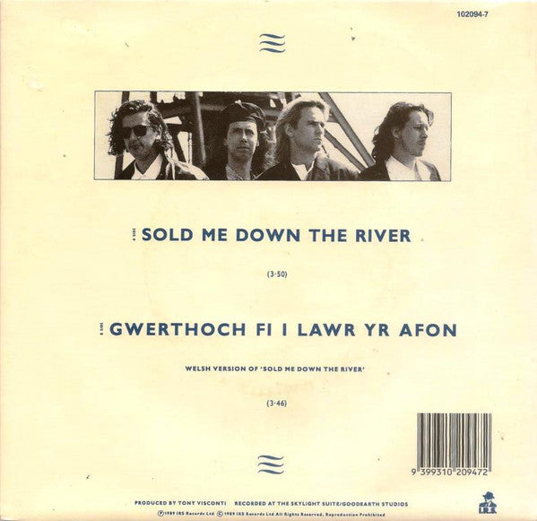 The Alarm : Sold Me Down The River (7", Single)