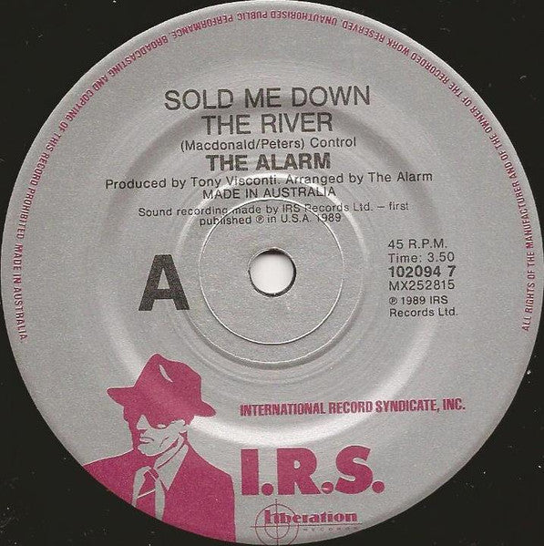 The Alarm : Sold Me Down The River (7", Single)