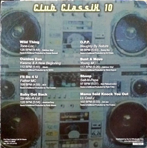 Various : Club Classix 10 (2x12")