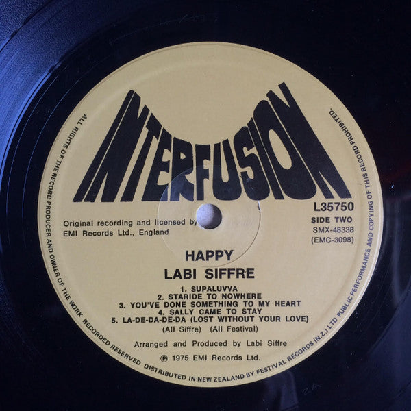 UK / Labi Siffre Happy LPレコード Labi Siffre – Happy – Vinyl (LP, Album), 1975 [r1265812