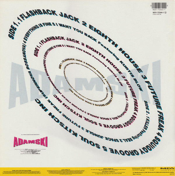 Adamski : Doctor Adamski's Musical Pharmacy (LP, Album)
