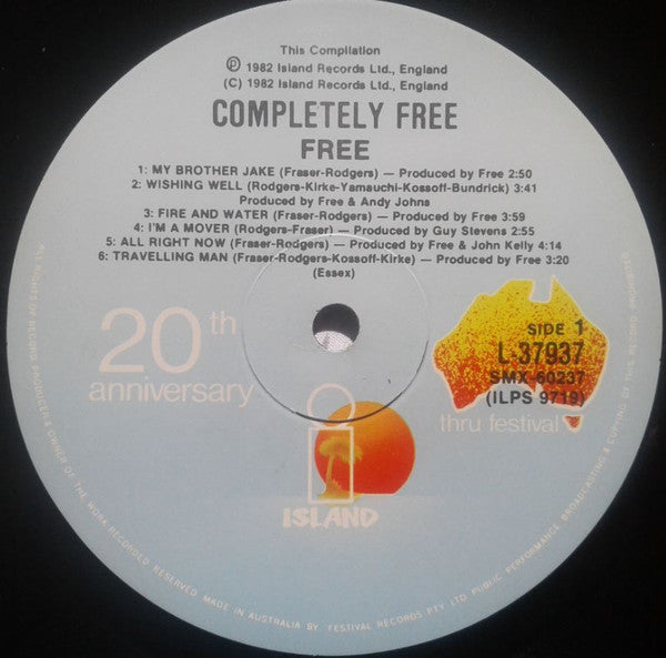 Free : Completely Free (LP, Comp)