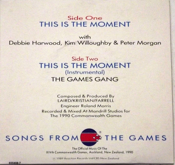 The Games Gang : This Is The Moment (7", Single)