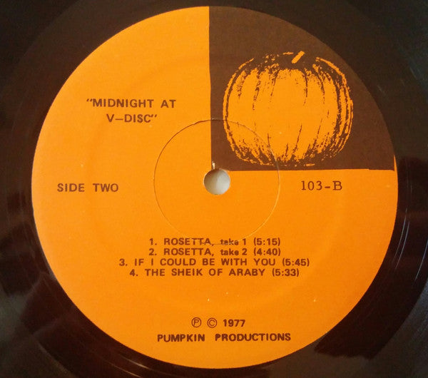 Louis Armstrong * Jack Teagarden And The V-Disc All Stars : Midnight At V-Disc (LP, Comp, Ora)