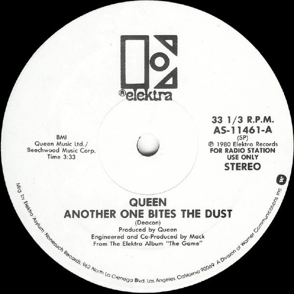 Queen : Another One Bites The Dust (12", Single, Promo)