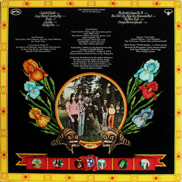 The Charlie Daniels Band : Fire On The Mountain (LP, Album, Mon)