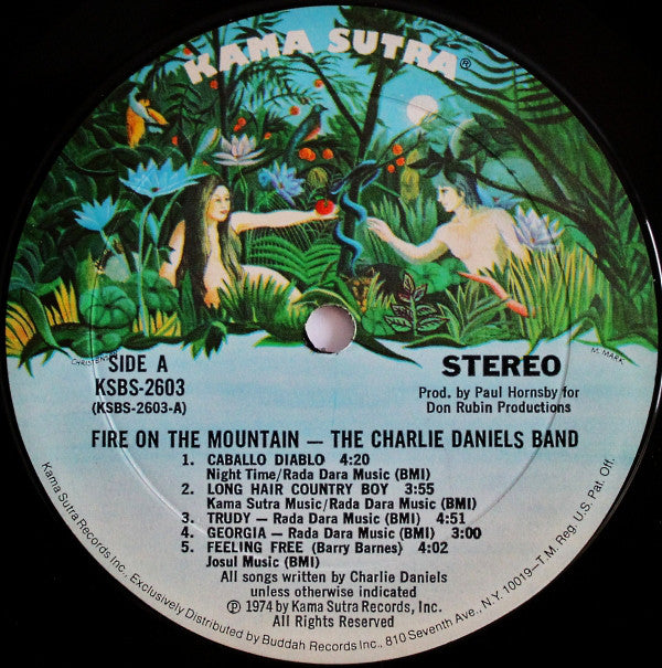 The Charlie Daniels Band : Fire On The Mountain (LP, Album, Mon)