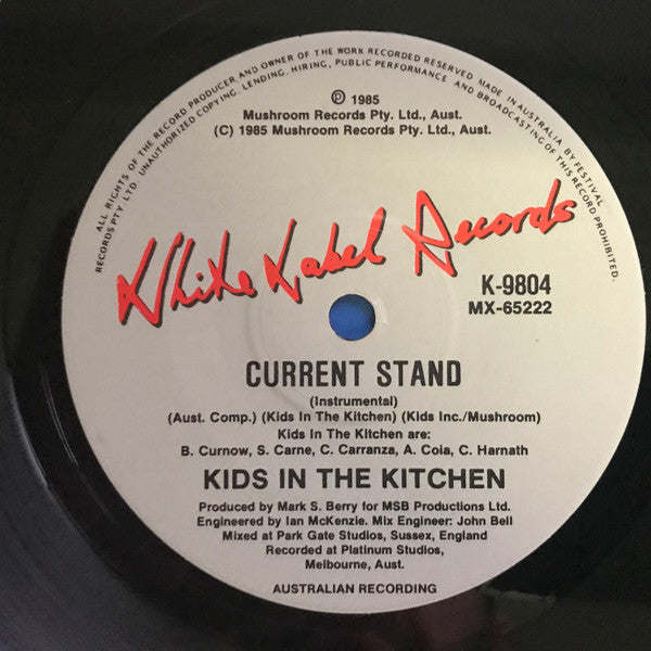 Kids In The Kitchen : Current Stand (7", Single)