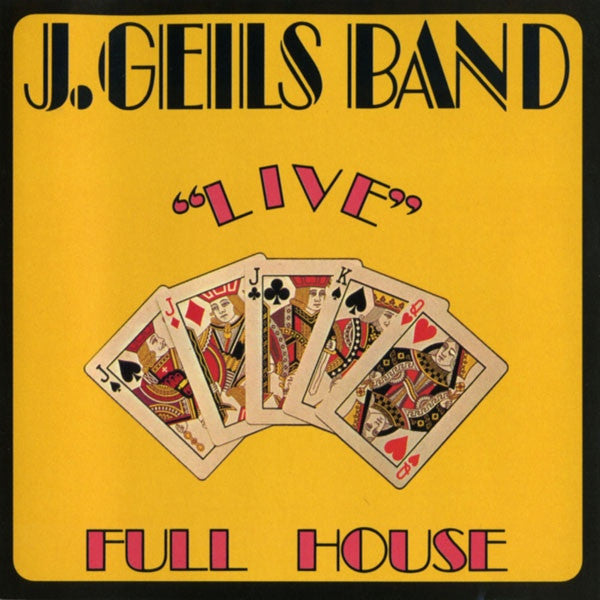 The J. Geils Band : "Live" Full House (LP, Album)