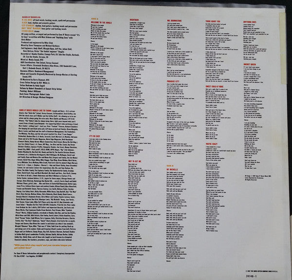 Guns N' Roses : Appetite For Destruction (LP, Album)