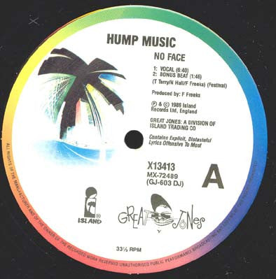 No Face (5) : Hump Music (12&quot;)