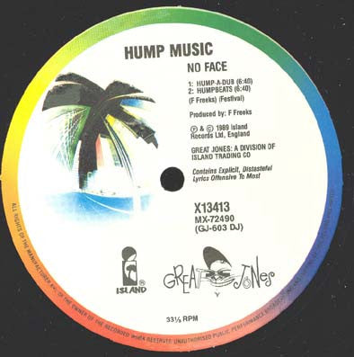 No Face (5) : Hump Music (12")