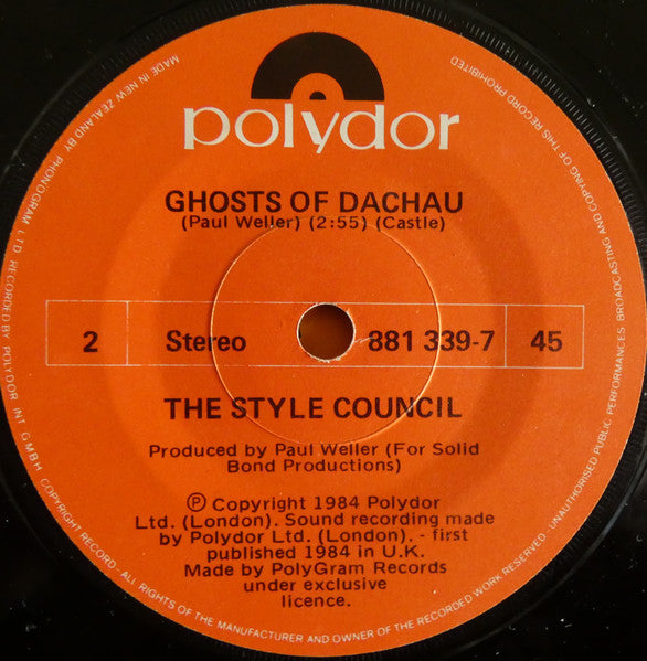 The Style Council : Shout To The Top (7")