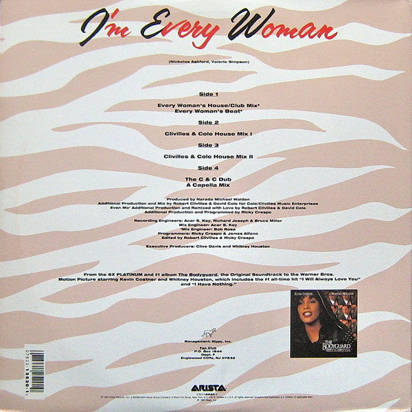 Whitney Houston : I'm Every Woman (2x12", S/Edition, Gat)