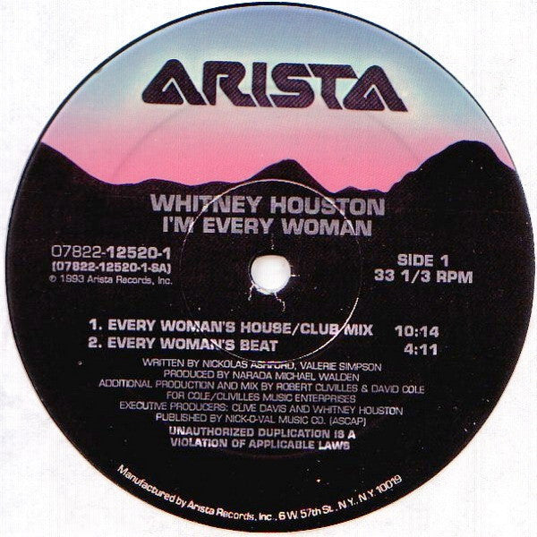 Whitney Houston : I'm Every Woman (2x12", S/Edition, Gat)