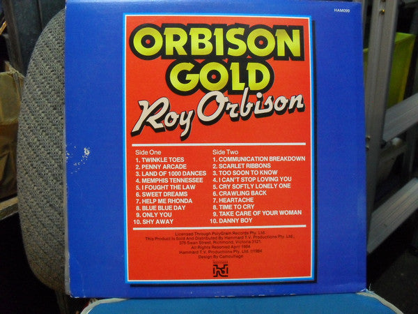 Roy Orbison : Orbison Gold (LP, Comp)