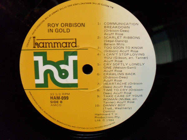 Roy Orbison : Orbison Gold (LP, Comp)
