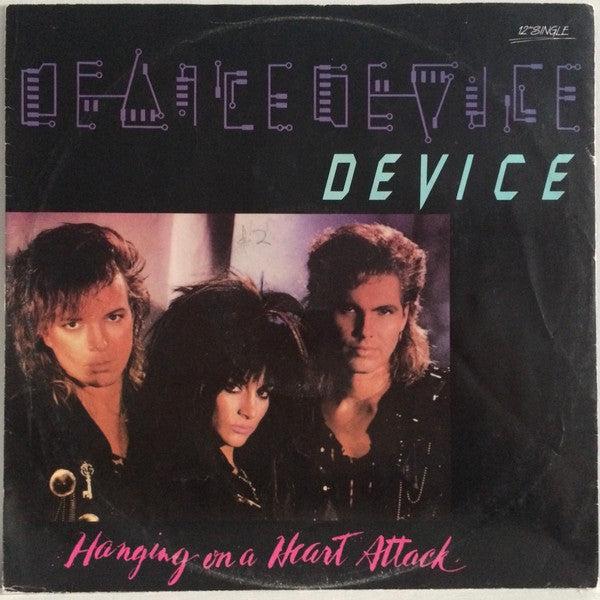 Device (2) : Hanging On A Heart Attack (12&quot;, Single, Ltd)