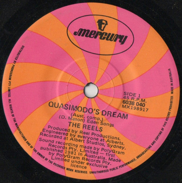 The Reels : Quasimodo's Dream / (Love Is) Here Today (7", Single)