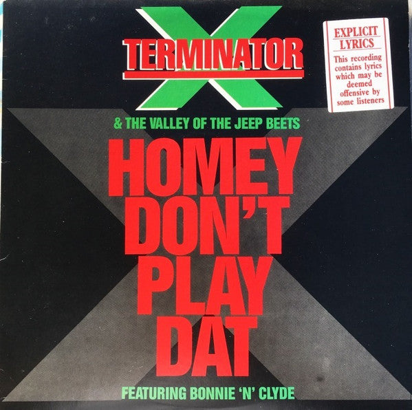 Terminator X : Homey Don&#39;t Play Dat (12&quot;, Single)