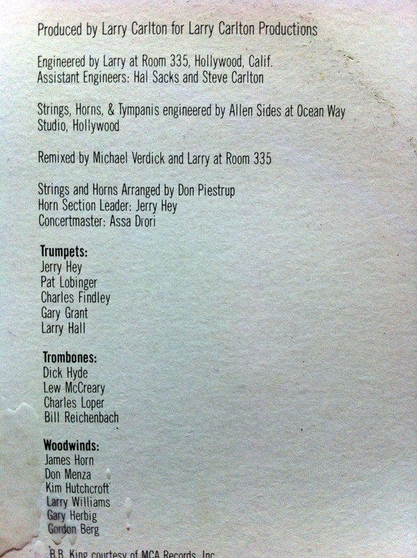 Larry Carlton : Friends (LP, Album)