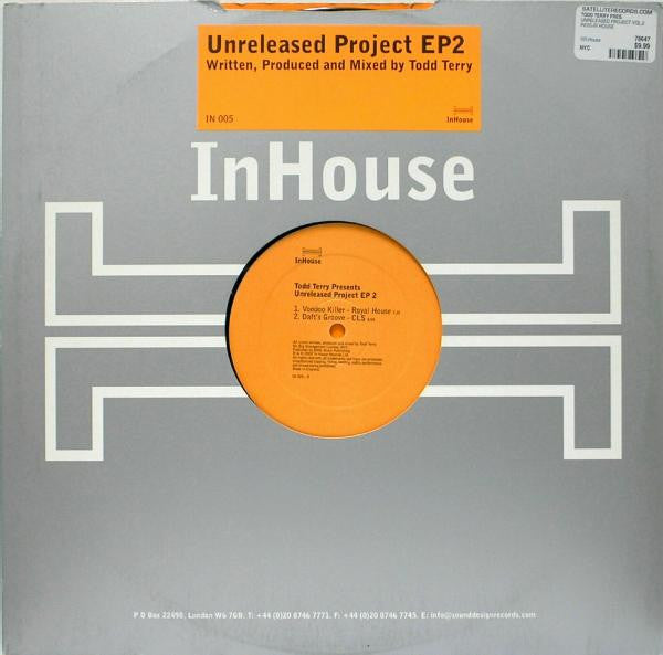 Todd Terry : Unreleased Project EP 2 (12", EP)