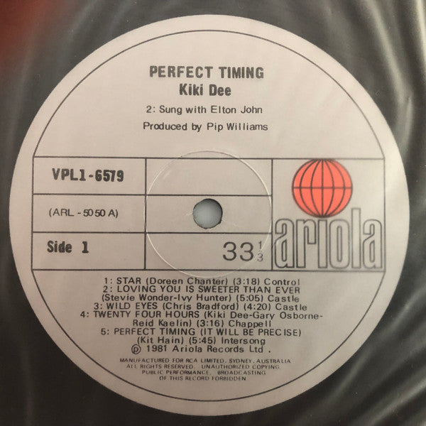Kiki Dee : Perfect Timing (LP, Album)