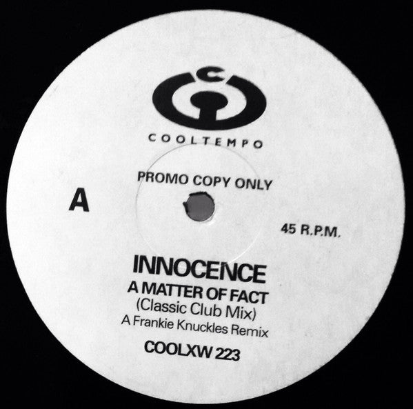 Innocence : A Matter Of Fact (12&quot;, Promo)