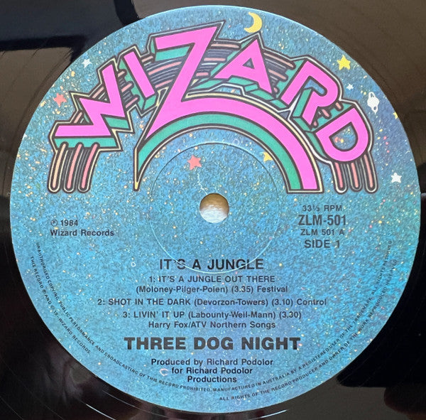 Three Dog Night : It's A Jungle (LP, Album)