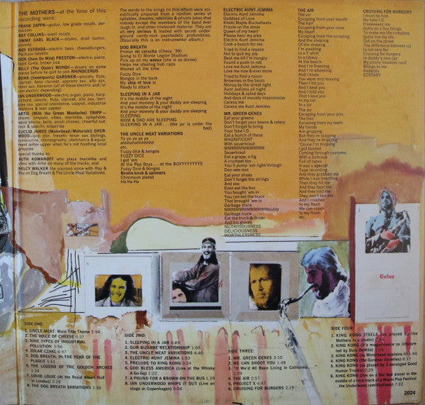 The Mothers : Uncle Meat (2xLP, Album, Gat)