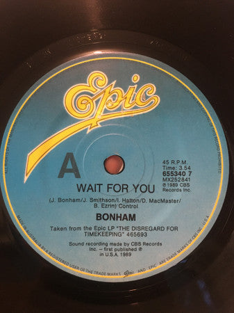 Bonham : Wait For You (7", Single)