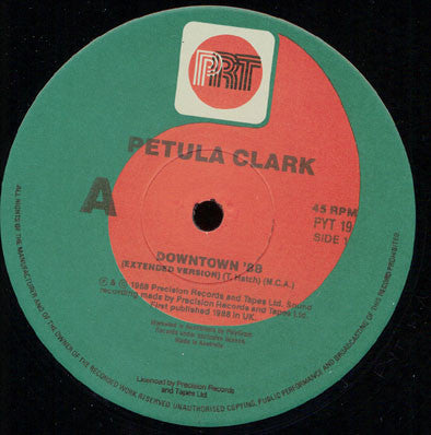 Petula Clark : Downtown '88 (12")