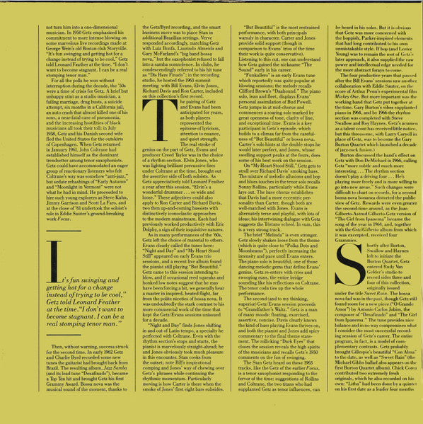 Stan Getz : The Chick Corea / Bill Evans Sessions (2xLP, Comp, Club, Gat)