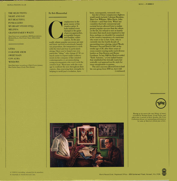 Stan Getz : The Chick Corea / Bill Evans Sessions (2xLP, Comp, Club, Gat)