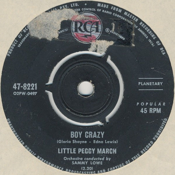 Peggy March : Hello Heartache, Goodbye Love (7", Single)