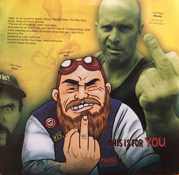 The VeeBees : Meet My Middle Finger / Wife School (7", Single, Pic)