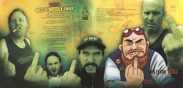 The VeeBees : Meet My Middle Finger / Wife School (7", Single, Pic)