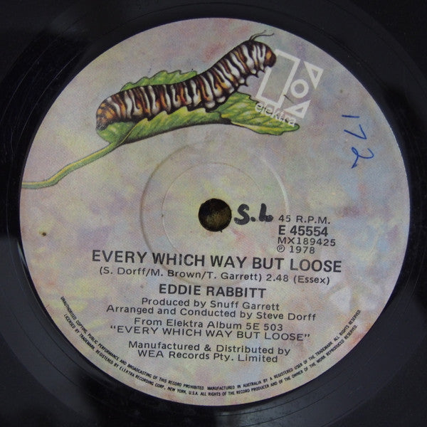 Eddie Rabbitt : Every Which Way But Loose (7&quot;)