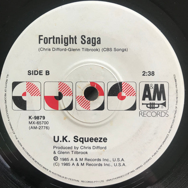 Squeeze (2) : Hits Of The Year (7", Single)