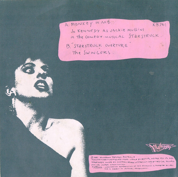 Jo Kennedy / The Swingers : Monkey In Me / Starstruck Overture (7", Single, Ltd)