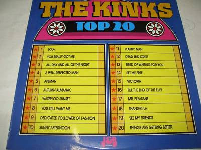 The Kinks : Top 20 (LP, Album, Comp)