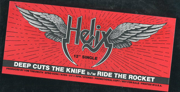 Helix (3) : Deep Cuts The Knife (12&quot;, Promo)