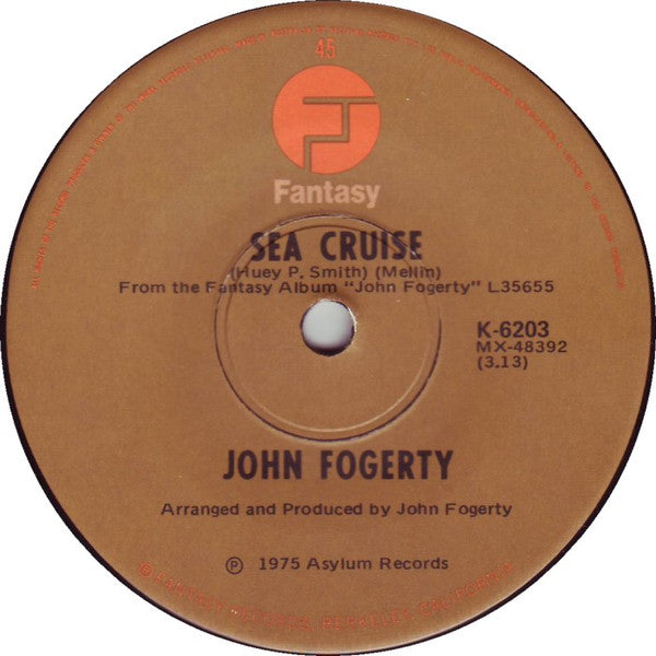 John Fogerty : Almost Saturday Night (7", Single)