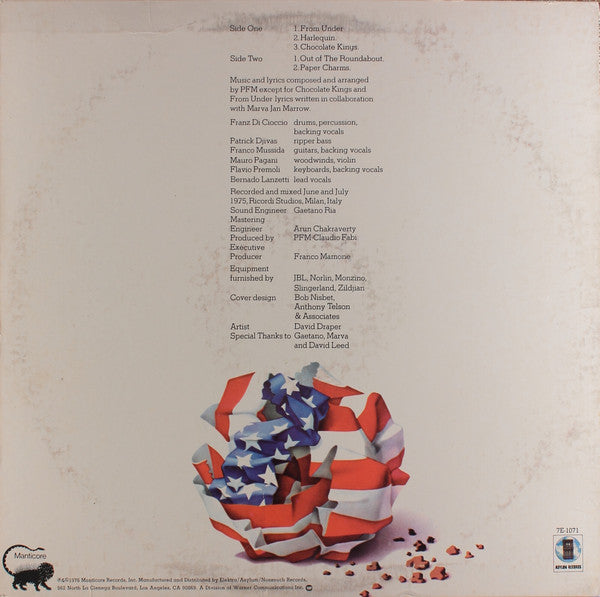 Premiata Forneria Marconi : Chocolate Kings (LP, Album)