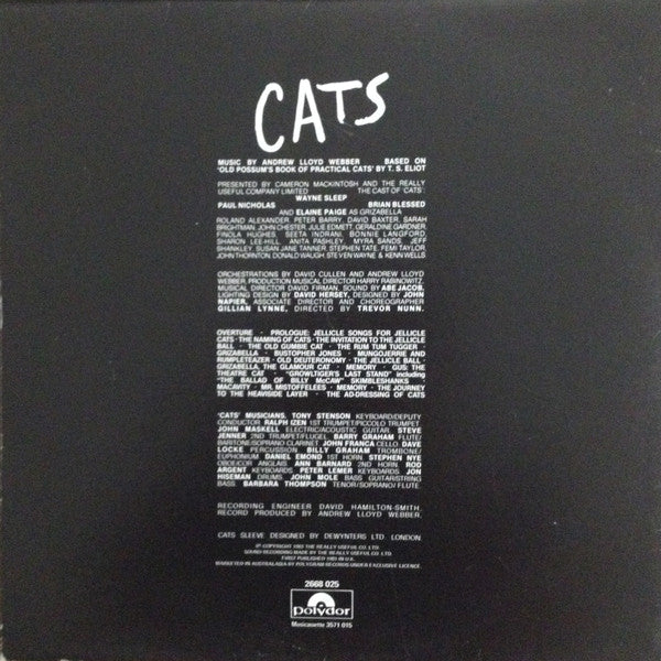 Andrew Lloyd Webber : Cats (2xLP, Red)