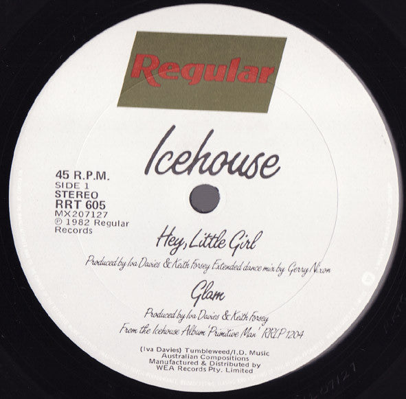 Icehouse : Hey, Little Girl (Extended Dance Mix) (12")